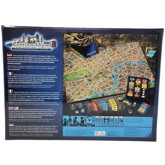 Scotland Yard Board Game, Unopened, Ravensburger, New - Picture 2 of 7